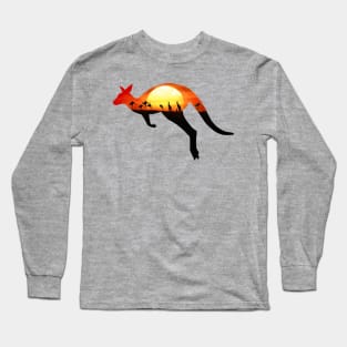 Sunburnt Kangaroo Long Sleeve T-Shirt